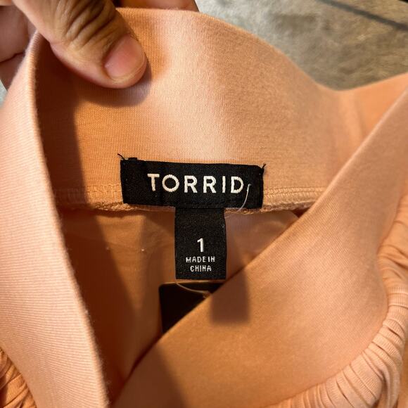 Torrid Pink Midi Pleated Skirt Size 1X Summer Coquette Kawaii Balletcore New - Picture 3 of 6